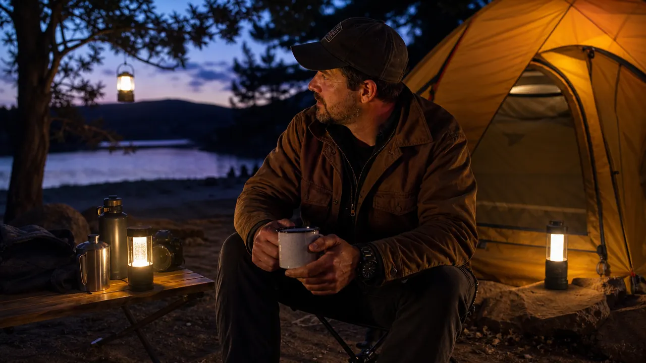 How to Light a Campsite Without Buying Batteries Every Trip